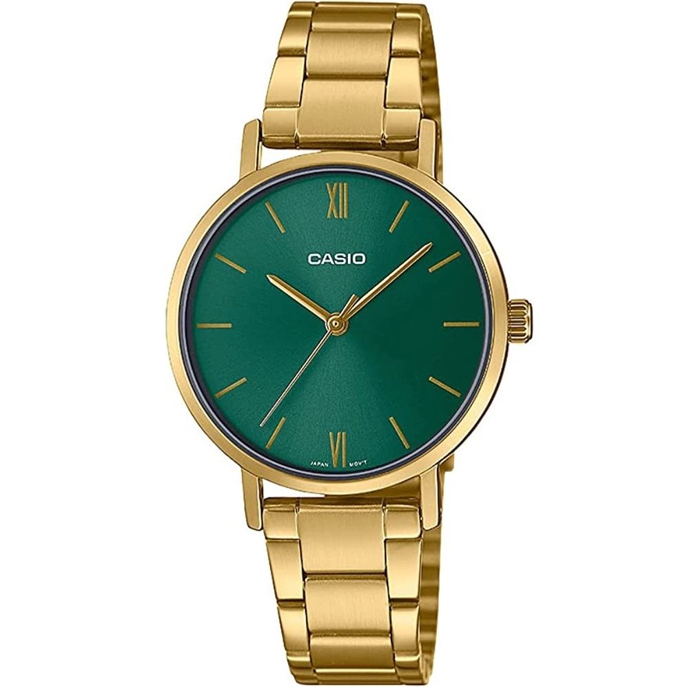CASIO COLLECTION Mod. LADY EASY TIME - GOLD. GREEN