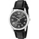CASIO COLLECTION Mod. ONLY TIME. LEATHER - BLACK WATCHES