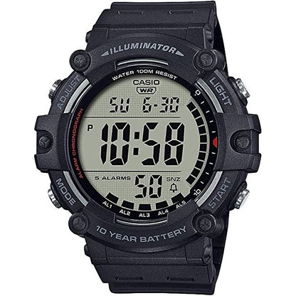 CASIO SPORT Mod. ILLUMINATOR WORLDTIME 10 YEARS BATTERY - BLACK