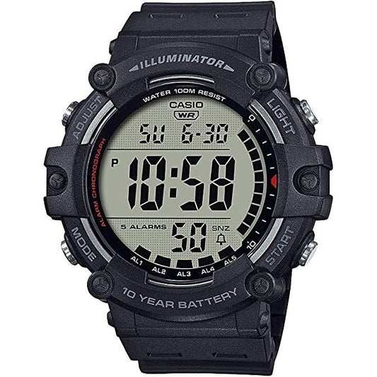 CASIO SPORT Mod. ILLUMINATOR WORLDTIME 10 YEARS BATTERY - BLACK