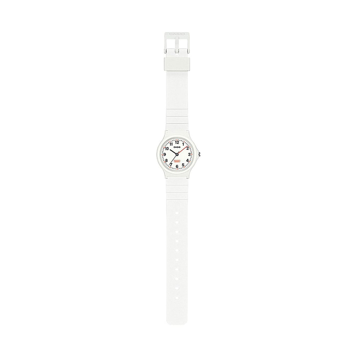 CASIO TIMELESS COLLECTION Mod. POP - BIO RESIN STRAP - WHITE wristwatch with 3 ATM water resistance and quartz movement for ladies