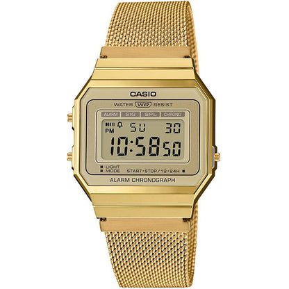 CASIO VINTAGE Mod. ICONIC SLIM DESIGN - GOLD MESH
