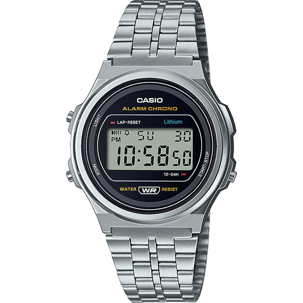 CASIO VINTAGE Mod. ROUND - BLACK WATCHES