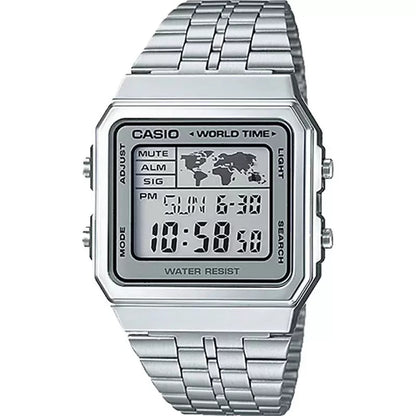 CASIO VINTAGE Mod. World Time - Silver WATCHES