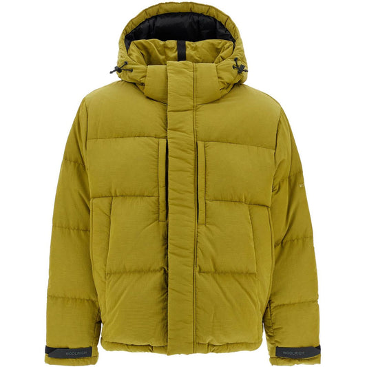 Woolrich short ripstop olmetex down Jackets Woolrich Dark Goldenrod