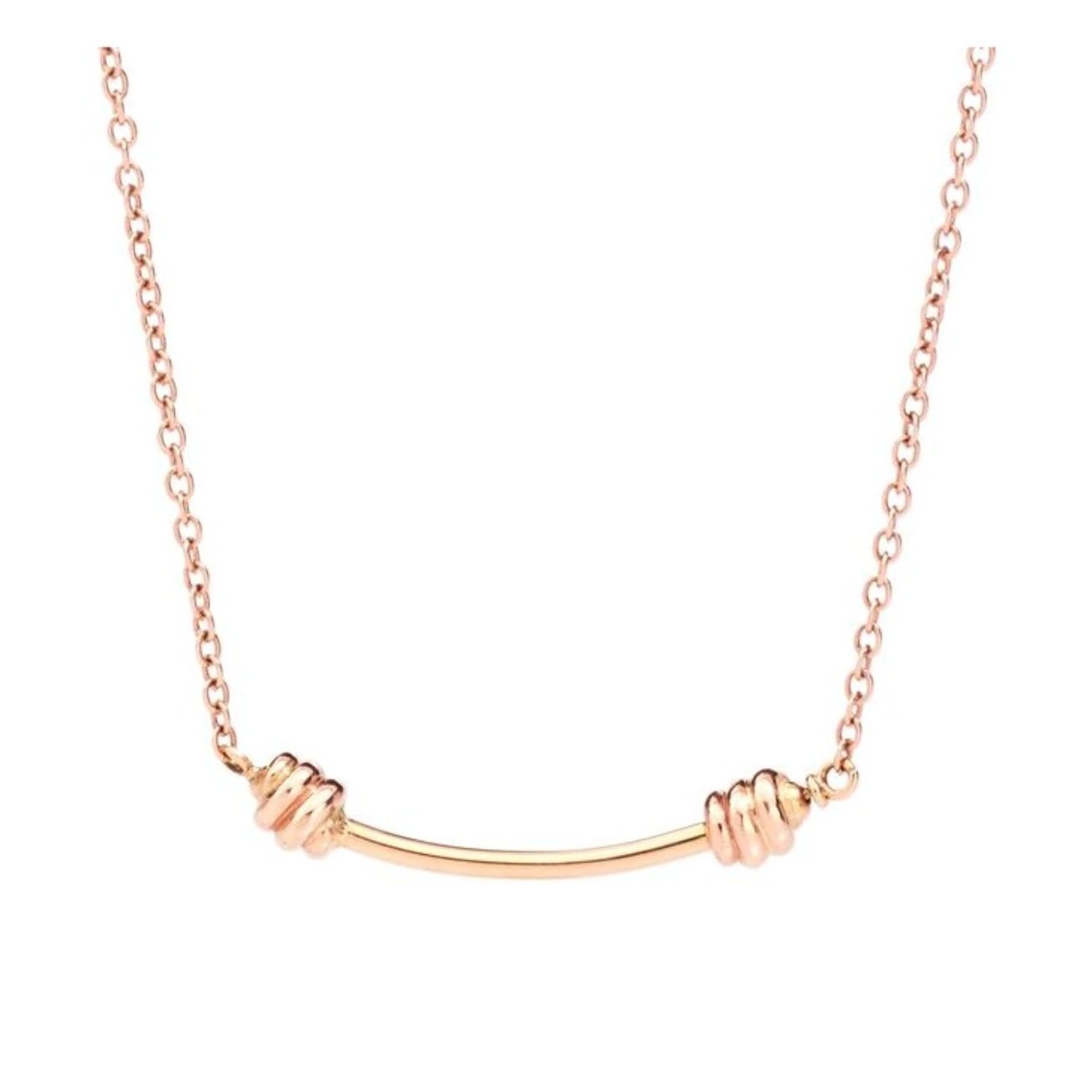 Elegant rose gold necklace from COLLANE DODO MOD. DCC0006KNOT00009R42 collection, featuring a minimalist design with knot accents.