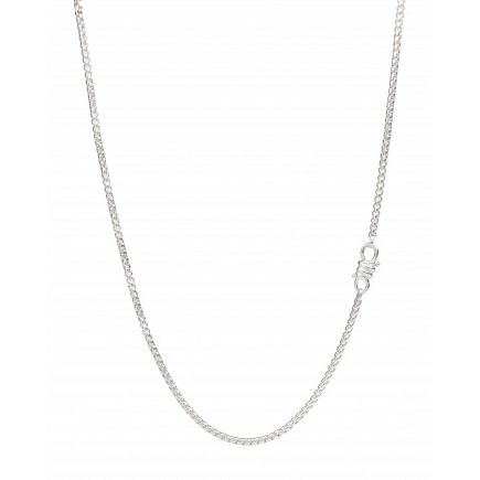COLLANE DODO MOD. DCC2001KNOT0000AG50 elegant silver necklace against a plain background