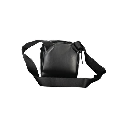 Calvin Klein Black Polyethylene Men Shoulder Bag with adjustable strap and minimalist design