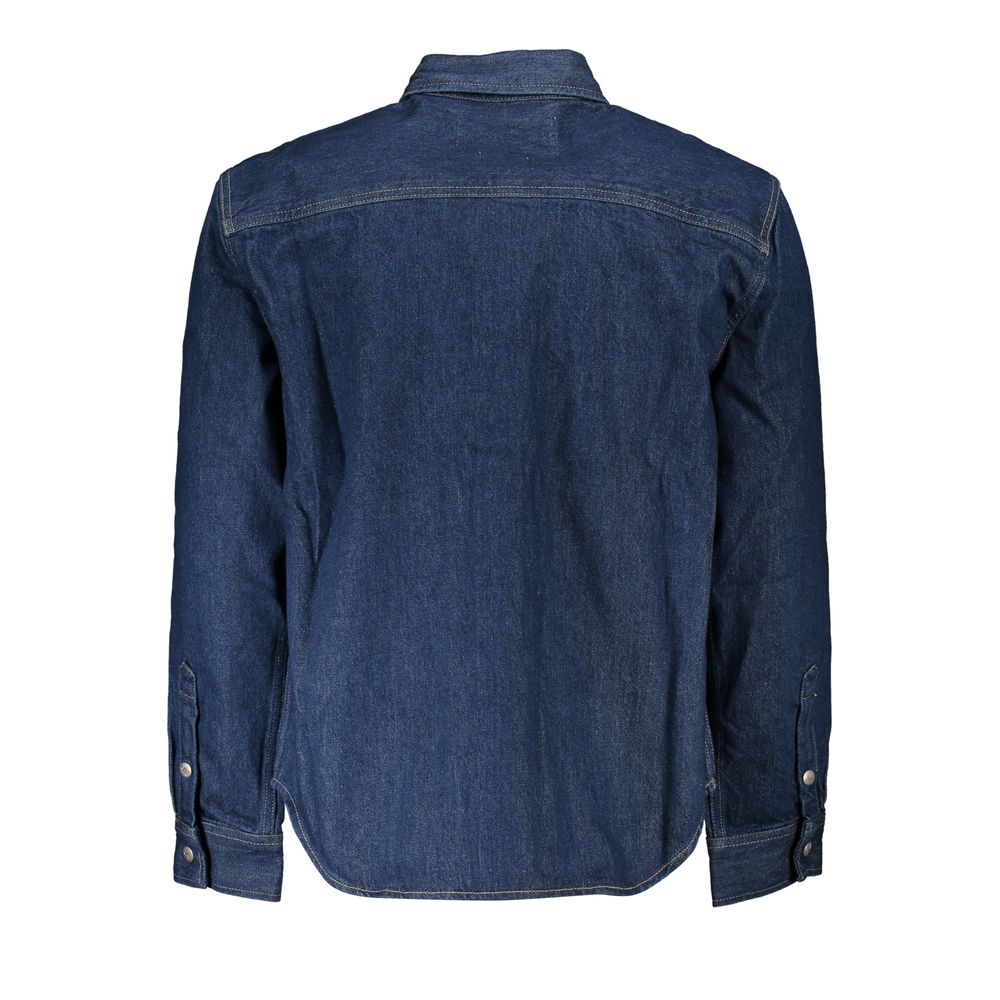 Calvin Klein Blue Cotton Men Jacket