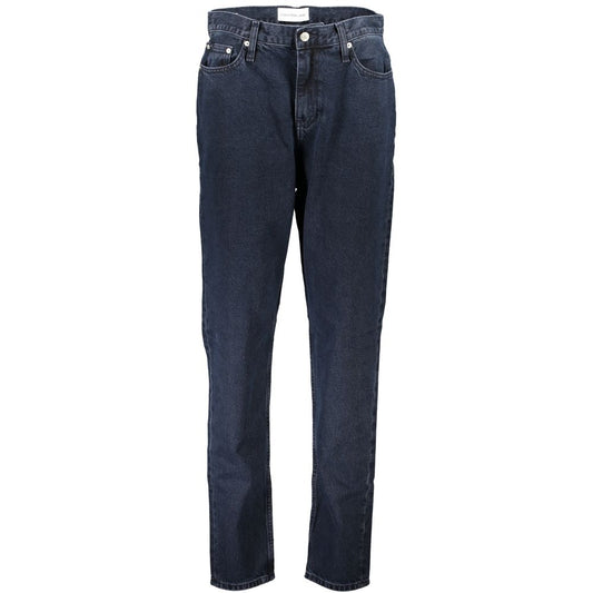 Calvin Klein Blue Recycled Cotton Women Jeans