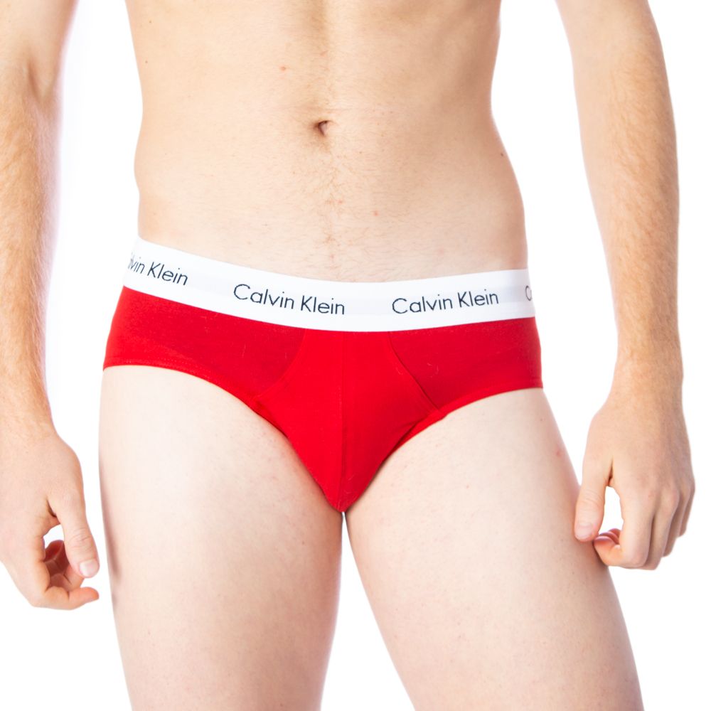 Calvin Klein Underwear Red Cotton Briefs