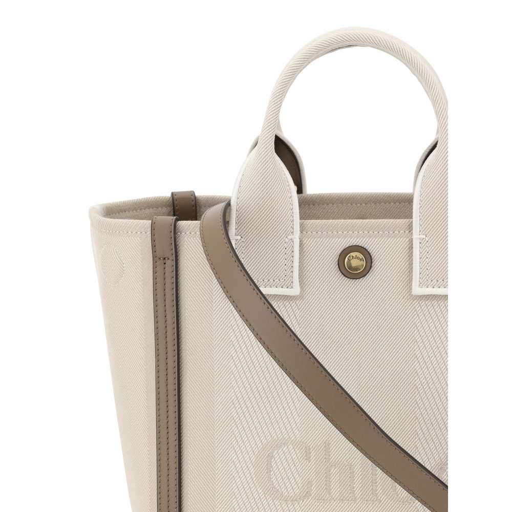Chloé Beige Cotton Handbag