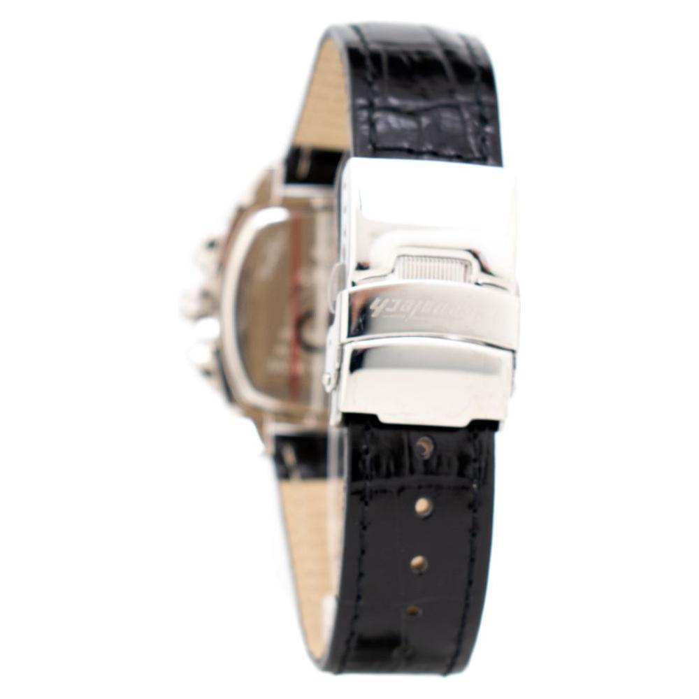 ChronotechChronotech Black Leather Watch1728,Black,Chronotech,New with tags,Watches for Women - Watches,Women