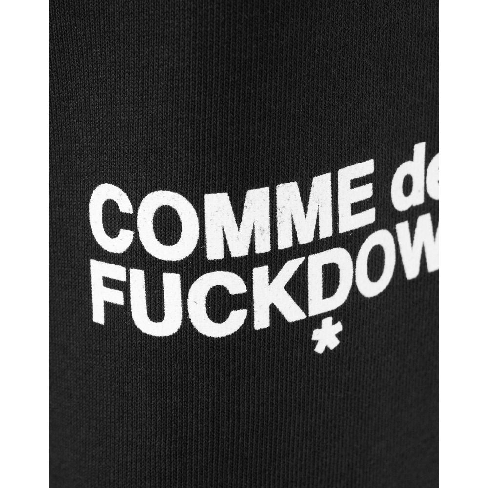 Comme Des Fuckdown Black Cotton Men Sweatpant