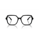 DOLCE & GABBANA MOD. DG 5105U women's eyeglasses in black, front view with square lenses and elegant design for ladies
