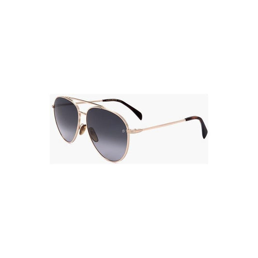 David Beckham David Beckham Aviator Sunglasses with Gradient Lenses DAP686696GD