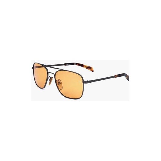 David Beckham David Beckham Aviator Sunglasses with Orange Lenses DAP686722GD