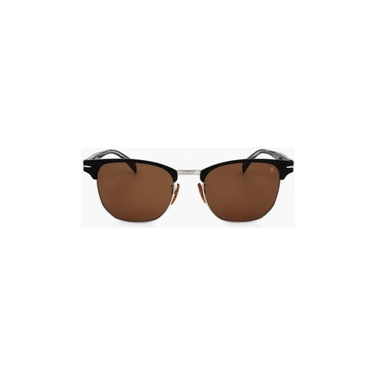 David Beckham David Beckham Clubmaster Sunglasses with Orange Lenses DAP686743GD