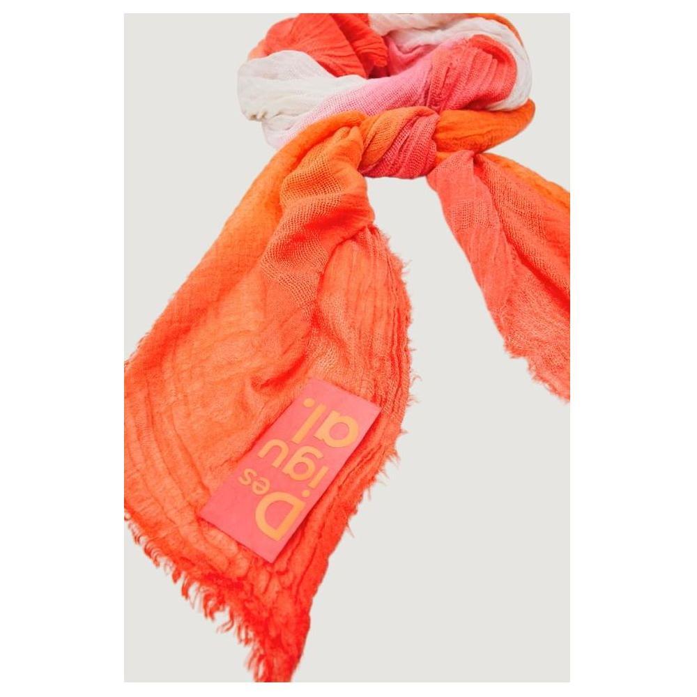 Desigual Orange Polyester Scarf DE-10330600125-ONE SIZE