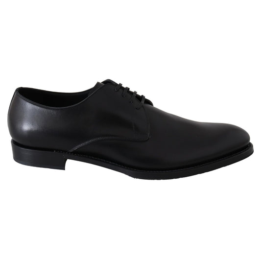 Dolce & Gabbana Black Leather SARTORIA Hand Made Shoes