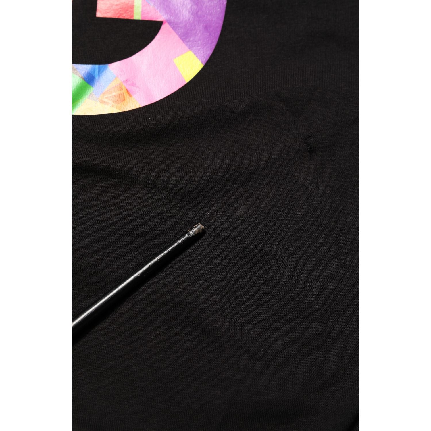 Dolce & Gabbana Black Logo Print Cotton Crew Neck  T-shirt