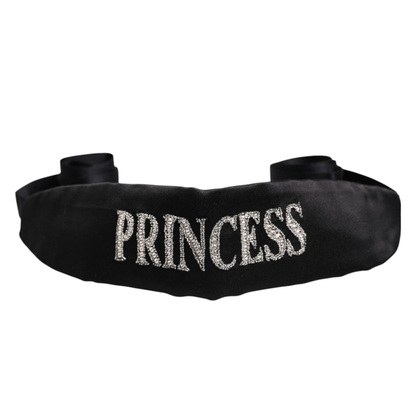 Dolce & Gabbana Black Princess Fantasy Braided Waist Belt