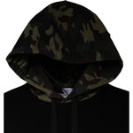 Dolce & Gabbana Black Camouflage Hooded Sweatshirt Sweater TSH87046-46
