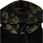 Dolce & Gabbana Black Camouflage Hooded Sweatshirt Sweater TSH87046-46
