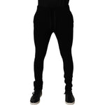 Dolce & Gabbana Black Cashmere Jogger Men Sweatpants Pants PAN75196-48