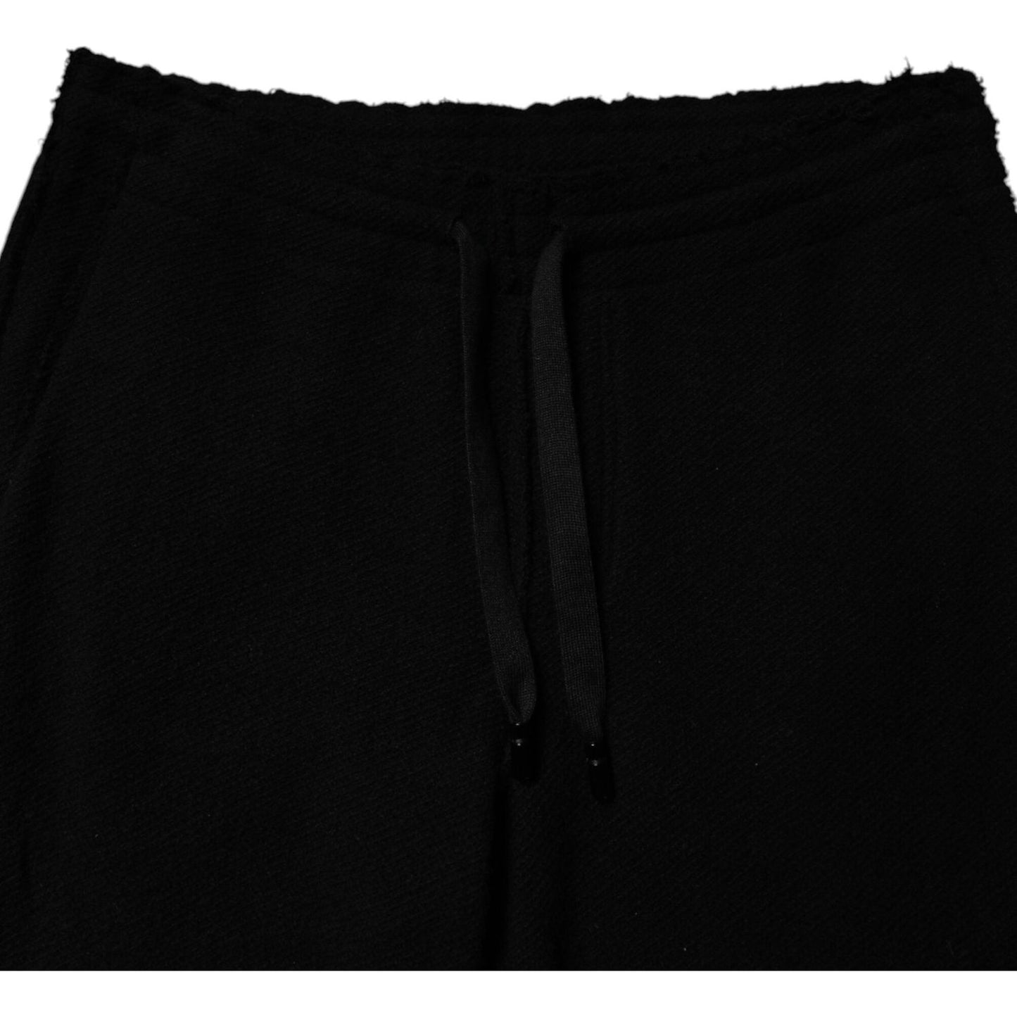 Dolce & Gabbana Black Cashmere Jogger Men Sweatpants Pants PAN75196-48