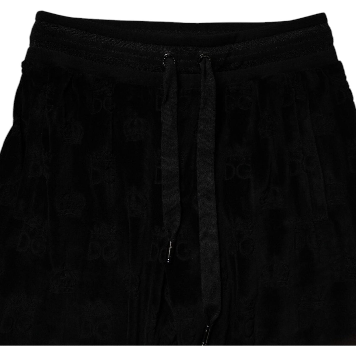 Dolce & Gabbana Black Cotton Jogger Men Sweatpants Pants PAN75185-48