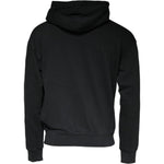 Dolce & Gabbana Black Logo Plaque Hooded Full Zip Sweater TSH86997-44