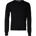 Dolce & Gabbana Black Wool Knit Crew Neck Pullover Sweater TSH86976-50