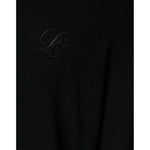 Dolce & Gabbana Black Wool Knit Crew Neck Pullover Sweater TSH86976-50