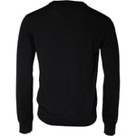 Dolce & Gabbana Black Wool Knit Crew Neck Pullover Sweater TSH86976-50