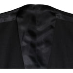 Dolce & Gabbana Black Wool Waistcoat Dress Formal Vest TSH87112-52