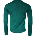 Dolce & Gabbana Green Wool Knit Crew Neck Pullover Sweater TSH86980-44