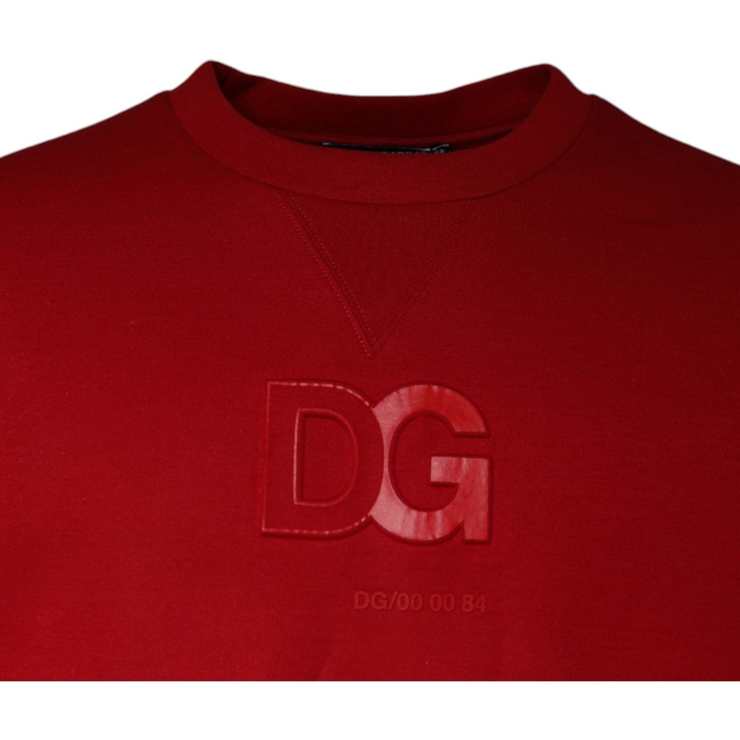 Dolce & Gabbana Maroon DG Logo Cotton Sweatshirt Sweater TSH87000-48