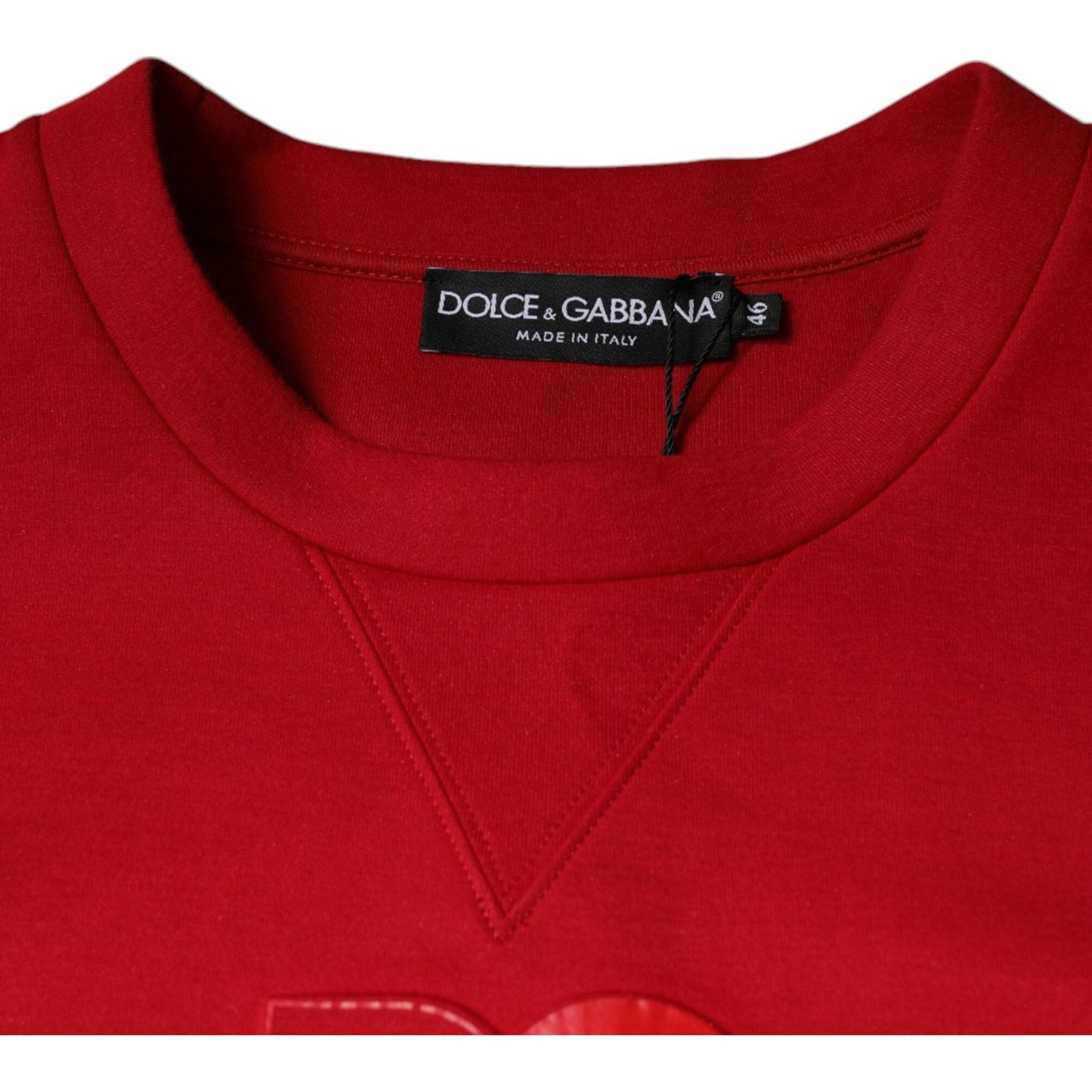 Dolce & Gabbana Maroon DG Logo Cotton Sweatshirt Sweater TSH87000-48