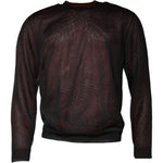 Dolce & Gabbana Maroon Polyester Crew Neck Pullover Sweater TSH86901-48