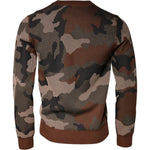 Dolce & Gabbana Multicolor Camouflage Men Pullover Sweater TSH86978-48