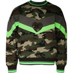 Dolce & Gabbana Multicolor Camouflage Sweatshirt Sweater TSH86731-50