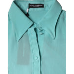 Dolce & Gabbana Multicolor Long Sleeve Button Blouse Top c-46