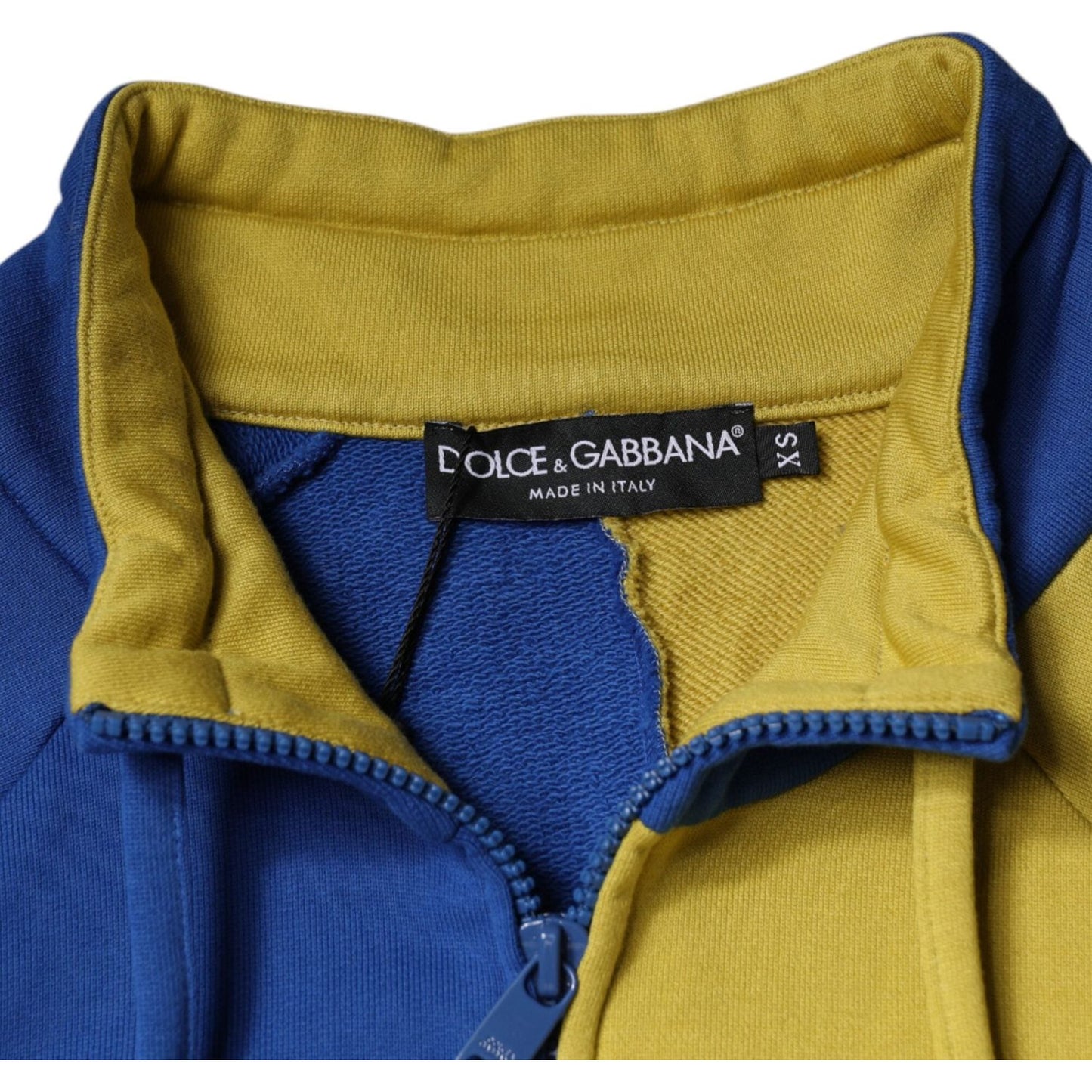 Dolce & Gabbana Multicolor Patchwork Men Sweatshirt Sweater TSH86966-46