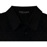 Dolce & Gabbana Multicolor Silk Button Down Collared T-shirt TSH86911-48
