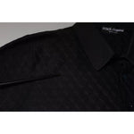 Dolce & Gabbana Multicolor Silk Button Down Collared T-shirt TSH86911-48