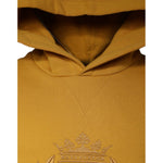 Dolce & Gabbana Mustard DG Hooded Men Sweatshirt Sweater TSH84511-44