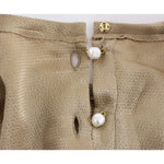 Dolce & Gabbana Gold SPECIAL Piece Runway Crystal Blouse