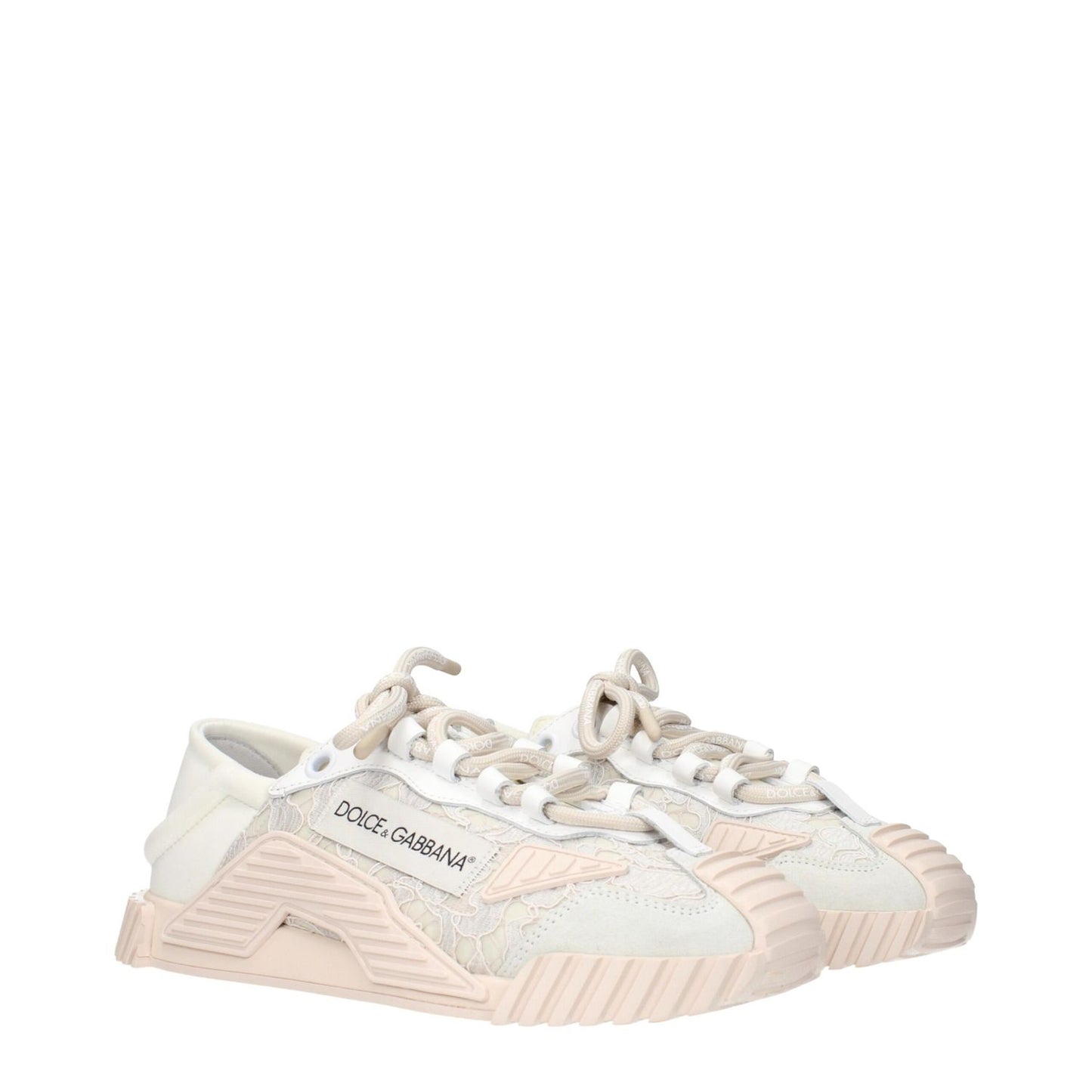 Dolce & Gabbana Gray Fabric Sneakers