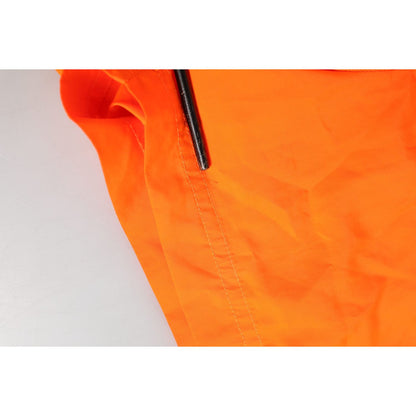 Dolce & Gabbana Orange Polyester Beachwear Men Shorts Swimwear